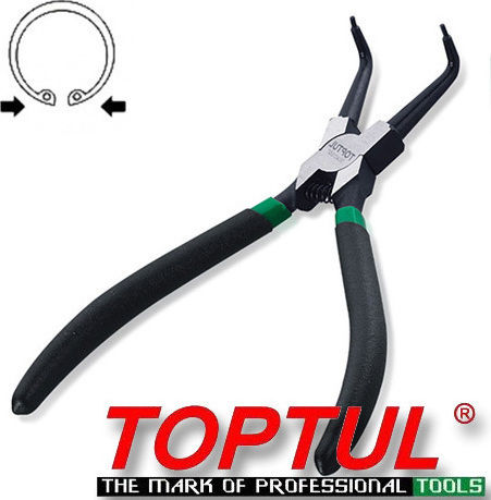 Toptul Clește pentru Circlip Curbată Lungime 127mm