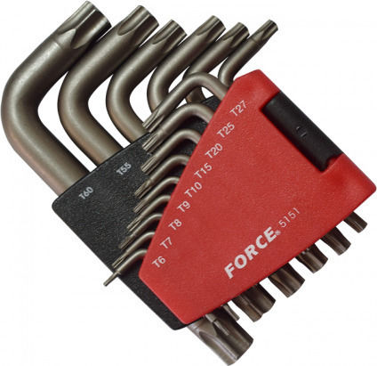Force Σετ 15 Κλειδιά Torx σε Σχήμα L