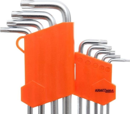 Kraft & Dele Set chei Torx cu 9 bucăți