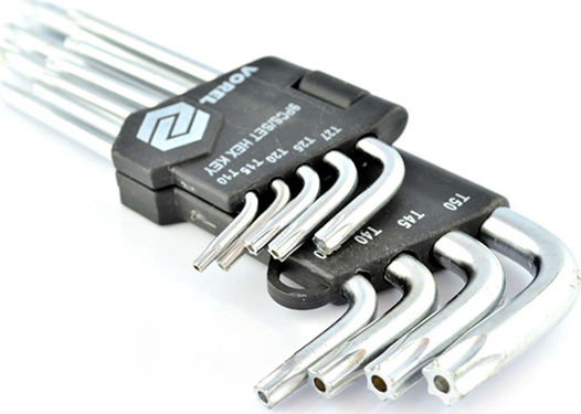 Vorel L Torx Wrench T10 9pcs