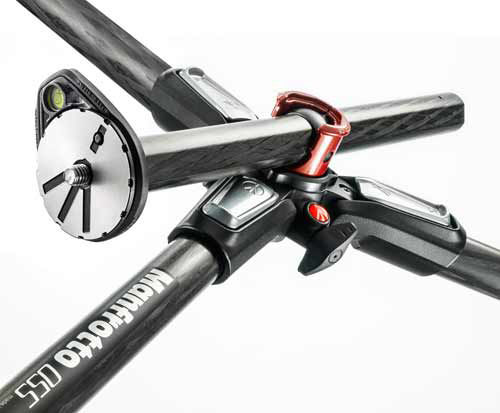 Manfrotto 055 Carbon Fiber Three-Section Tripod Tripod Accessories