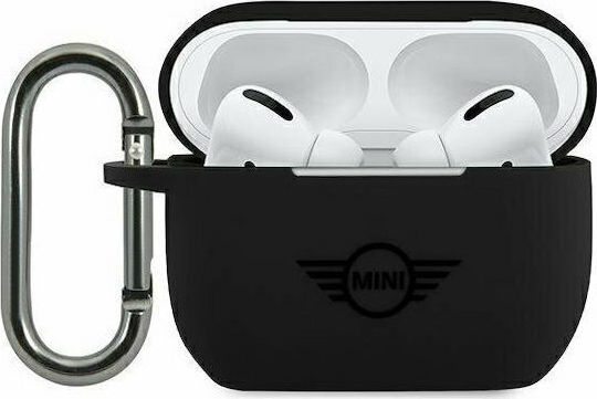 Mini Cooper MIACAPSLTBK Θήκη Σιλικόνης σε Μαύρο χρώμα για Apple AirPods Pro