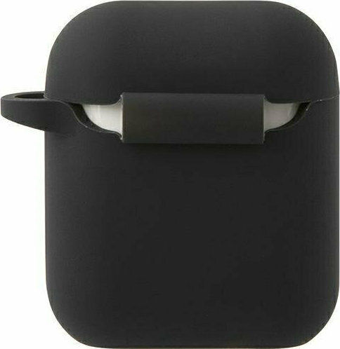 Mini Cooper MIACA2SLTBK Θήκη Σιλικόνης σε Μαύρο χρώμα για Apple AirPods 1 / AirPods 2