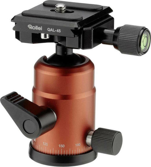 Rollei Compact Traveler No. 1 Carbon Τρίποδο - Φωτογραφικό Orange