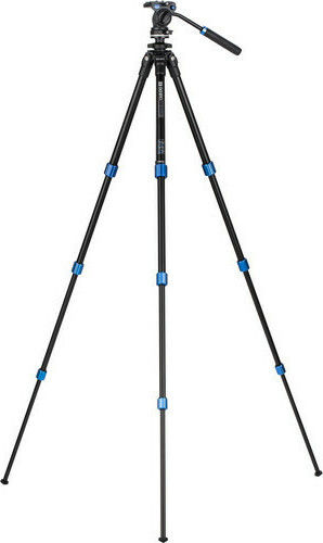 Benro Videostative Video Stand Kit Slim aus Aluminium und Belastbarkeit 2.5kg bis 145cm