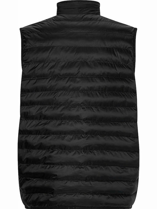 Безръкаво Мъжко Яке Puffer Черно