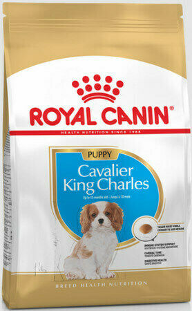 Royal Canin Puppy Cavalier King Charles 1.5kg Dry Food Gluten-Free for Small Breed Puppies with Poultry and Rice