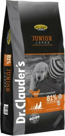 Dr.Clauder's Best Choice Junior Large 4kg Ξηρά Τροφή χωρίς Σιτηρά για Κουτάβια Μεγαλόσωμων Φυλών με Κοτόπουλο