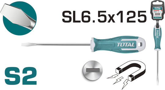 Total Magnetic Șurubelniță Drept cu Lungimea 125mm