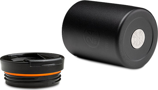 24Bottles Travel Tumbler Δοχείο Φαγητού Inox Θερμός Μαύρο 350ml