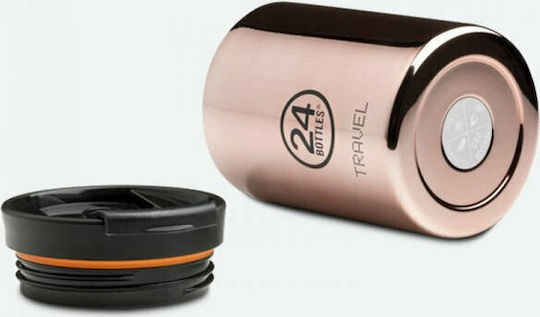 24Bottles Inox Thermo Lunch Box Travel Tumbler Pink 350ml