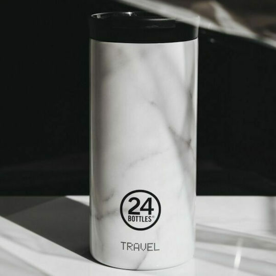 24Bottles Inox Thermo Lunch Box Travel Tumbler White 350ml