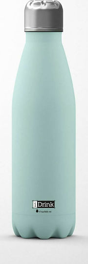 I-Total iDrink Colors Bottle Thermos Stainless Steel BPA Free 500ml Green
