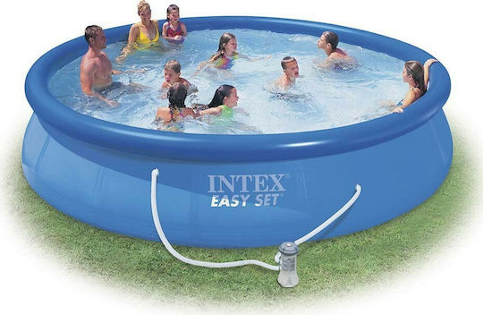 Intex Easy Set Piscină Rotundă 3853lt Gonflabilă 305x76cm Albastră