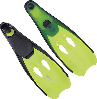 Salvas Cancun Kids Swimming / Snorkelling Fins Medium Light Green 52017