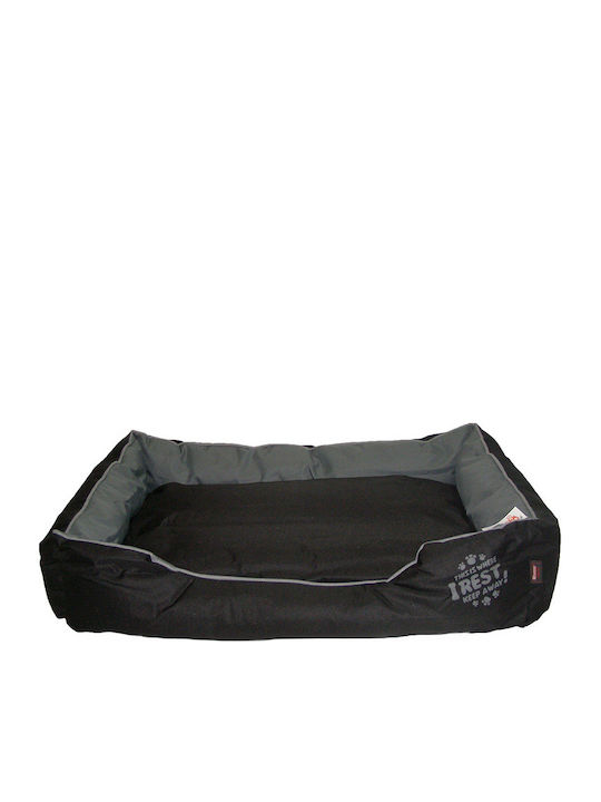 Pet Interest Rectangular Sofa Dog Bed Black 73x60cm. 0228-L