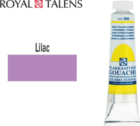 Royal Talens Extra Fine Tempera Paints Lilac 556 in Tube 20ml 3pcs