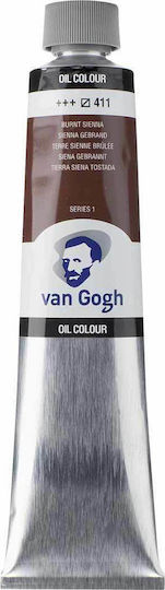 Royal Talens Van Gogh Oil Colour Burnt Sienna 411 200ml