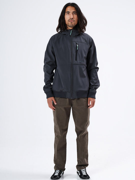 Winter Jacke Softshell Wasserdicht und Winddicht Gray