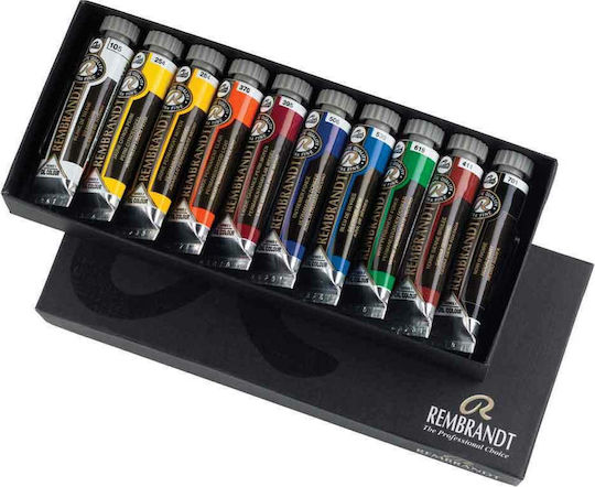 Royal Talens Rembrandt Seturi de Culori Ulei Policolor 15ml 10buc 01820310