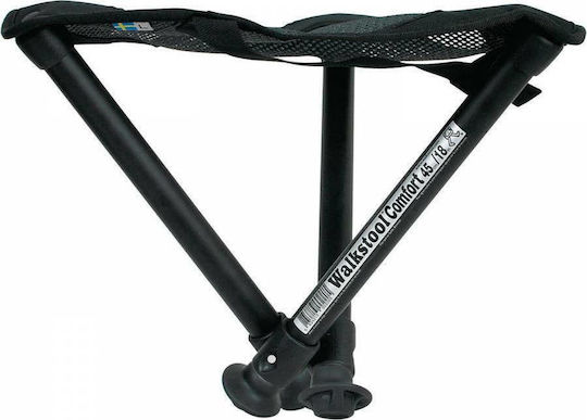 Walkstool Comfort 45 Σκαμνάκι Παραλίας Αλουμινίου Μαύρο