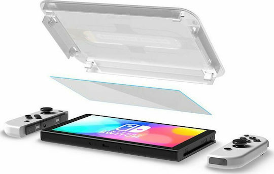 Spigen Ez Fit GLAS.tR Screen Protector Tempered Glass for Switch OLED