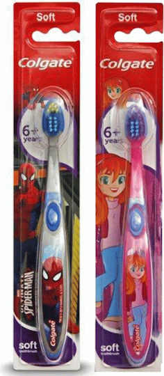 Colgate Spiderman Детска Четка За Зъби За 6+ Години Синя
