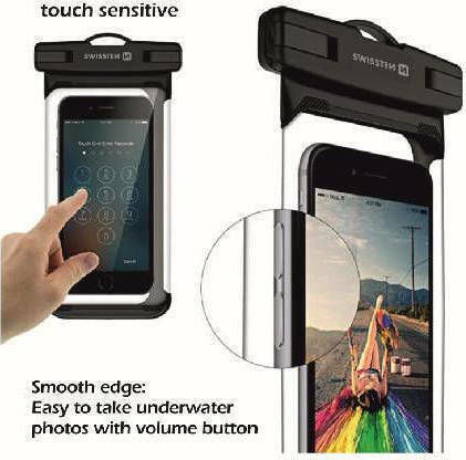 Swissten Waterproof Case up to 6.5" Black 32900800
