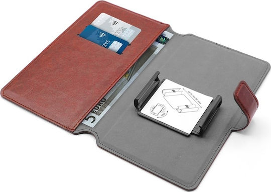 Puro UniWallet Caz carte până la 6.5" Roșu UNIWALLET4-REDXXL