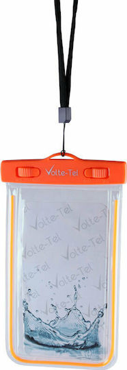 Volte-Tel Sports Luminus Waterproof Universal Case έως 5.2" (Πορτοκαλί)