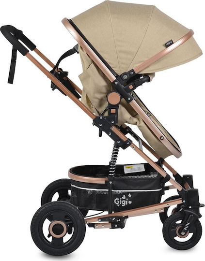 Moni Gigi 2 in 1 Baby Stroller Suitable for Newborn Dark Grey 12.5kg