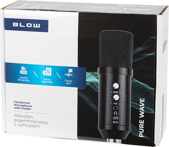 Blow Pure Wave Kondensatormikrofon USB Tischplatte für Gesang
