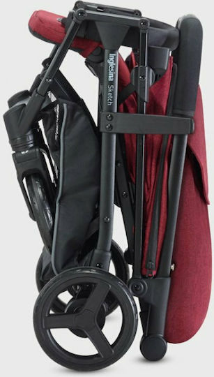 Inglesina Sketch Baby Stroller Suitable from 6+ Months Total Black 6.9kg