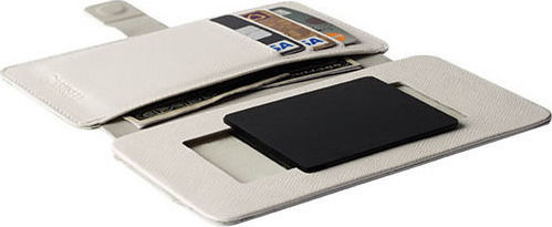 Krusell Leather Malmo Flipwallet Slide 4XL (Λευκό)