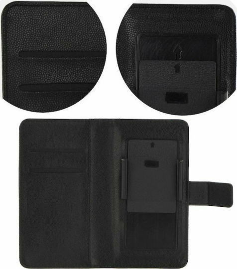 Forcell Universal Clip Калъф за книги до 4.8" Черен 5901737845153