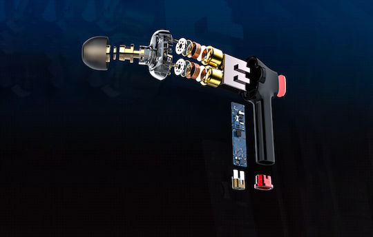 BlitzWolf AirAux AA-UM5 In ear Bluetooth хендсфри Слушалки с Устойчивост на Пот и Кутийка за Зареждане Черен