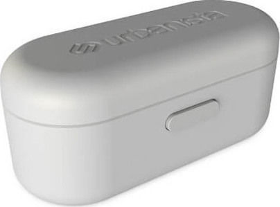 Urbanista Tokyo Moon Walk Airline Edition In-ear Bluetooth Handsfree Ακουστικά με Αντοχή στον Ιδρώτα και Θήκη Φόρτισης Ασημί