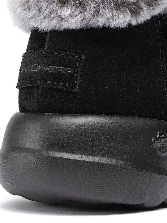 On The Go Joy Savvy Suede Γυναικεία Chelsea Μποτάκια Μαύρα