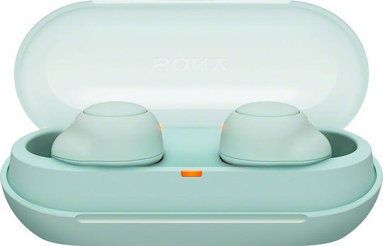 Sony WF-C500 In ear Bluetooth хендсфри Слушалки с Устойчивост на Пот и Кутийка за Зареждане Зелен
