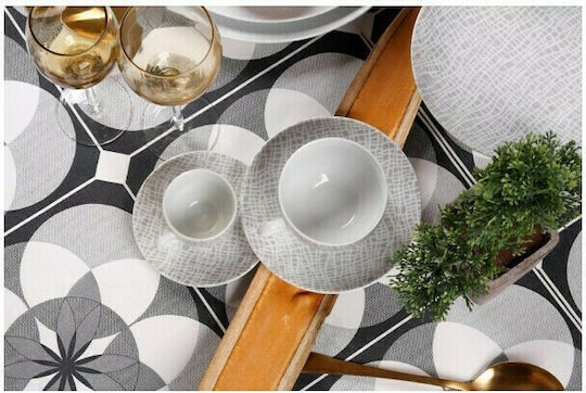 Cryspo Trio Fashion Set of Cups Coffee Porcelain Gray 100ml 6pcs