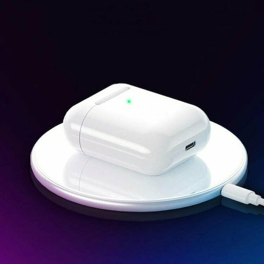 Proda Airplus PD-BT400 Ohrstöpsel Bluetooth-Freisprecheinrichtung Kopfhörer mit Ladeetui Weiß