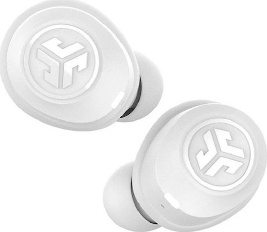 Jlab Go Air In-ear Bluetooth Handsfree Căști cu Carcasă de Încărcare Alb