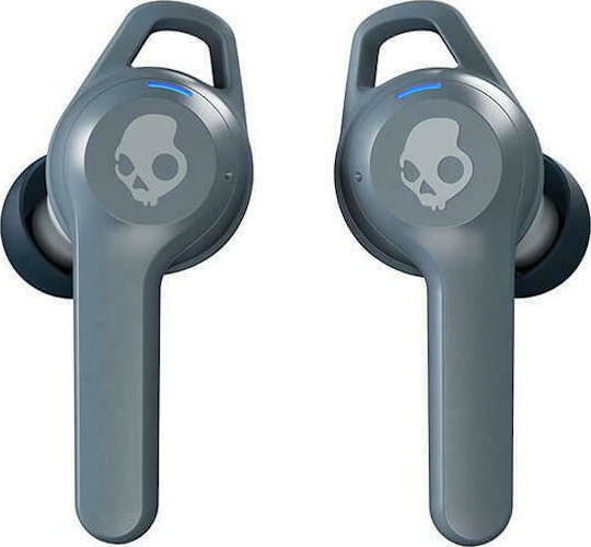 Skullcandy Indy Evo In ear Bluetooth хендсфри Слушалки с Кутийка за Зареждане Chill Grey