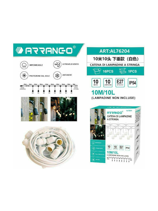 Arrango Outdoor Light String 10m