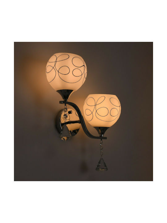 GloboStar Canter Φωτιστικό Τοίχου Διάφανο 32x15x40εκ. GloboStar Canter Φωτιστικό Τοίχου Διάφανο 32x15x40εκ.