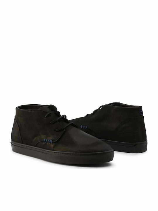 Eros Nabuk Leder Schwarz Herrenstiefel