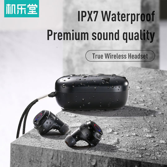 Joyroom JR-TL1 Pro In-Ear Bluetooth-Freisprecheinrichtung Kopfhörer mit Schweißresistenz und Ladeetui Schwarz