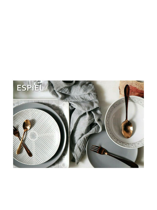 Espiel Prime Fruit Spoon Set Stainless Steel Orange 20cm K12 12 Pieces
