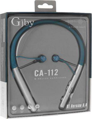 CA-112 In-ear Bluetooth Handsfree Căști cu Rezistență la Transpirație Albastru