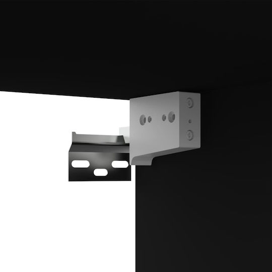 Living Room TV Unit Μαύρο L100xW30xH30cm